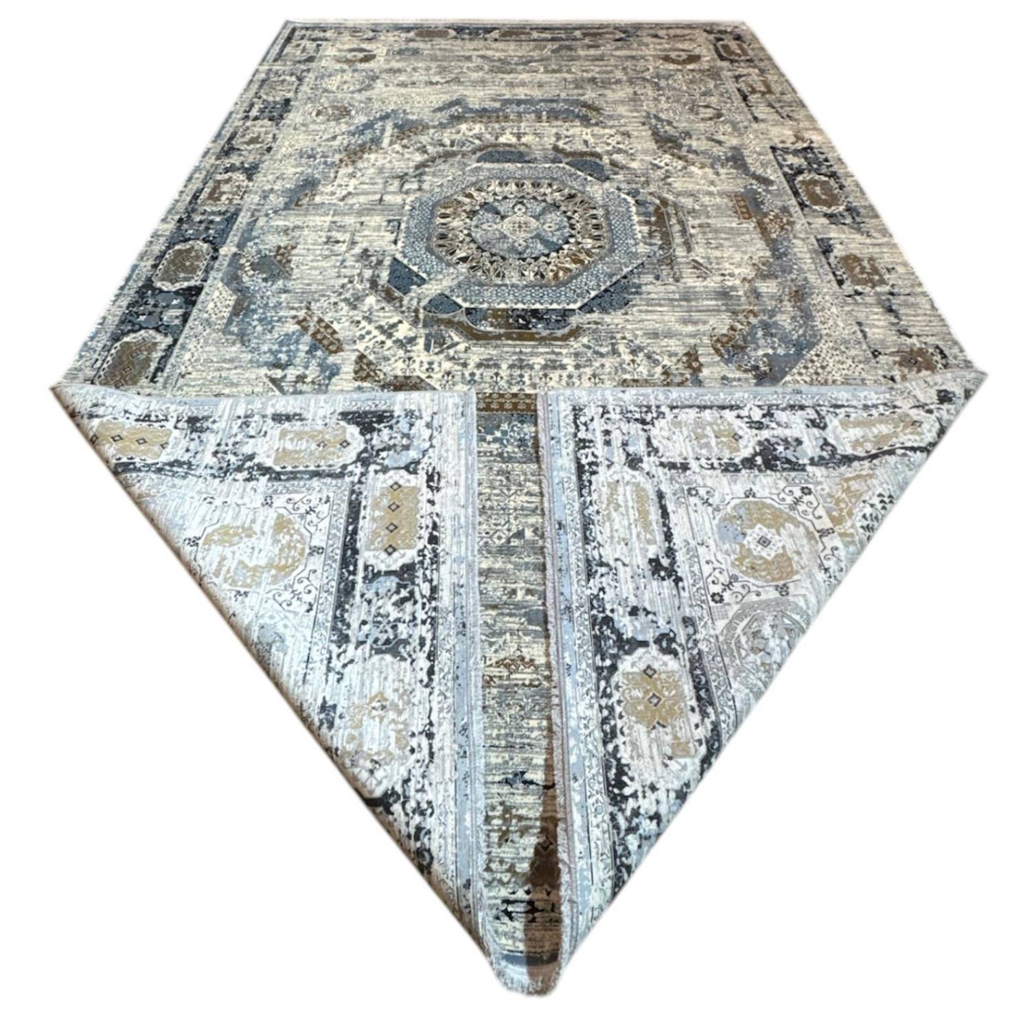 Nahaufnahme des Flors von INDRAVATI abweichendes Design.