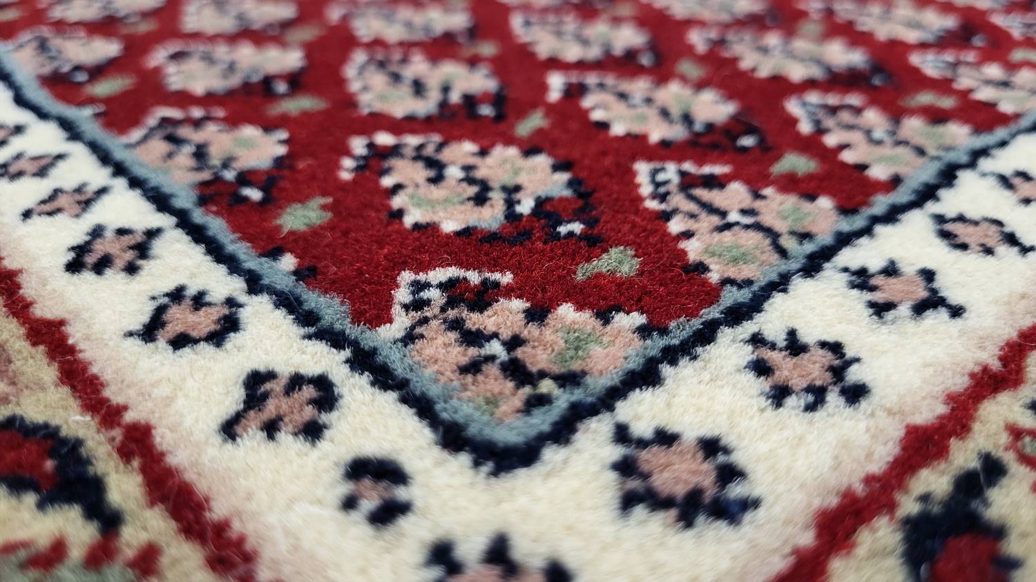 Teppich "NARGIS MIR" | Farbe: rot | Größe: ca. 121x176 cm | Orientteppich handgeknüpft
