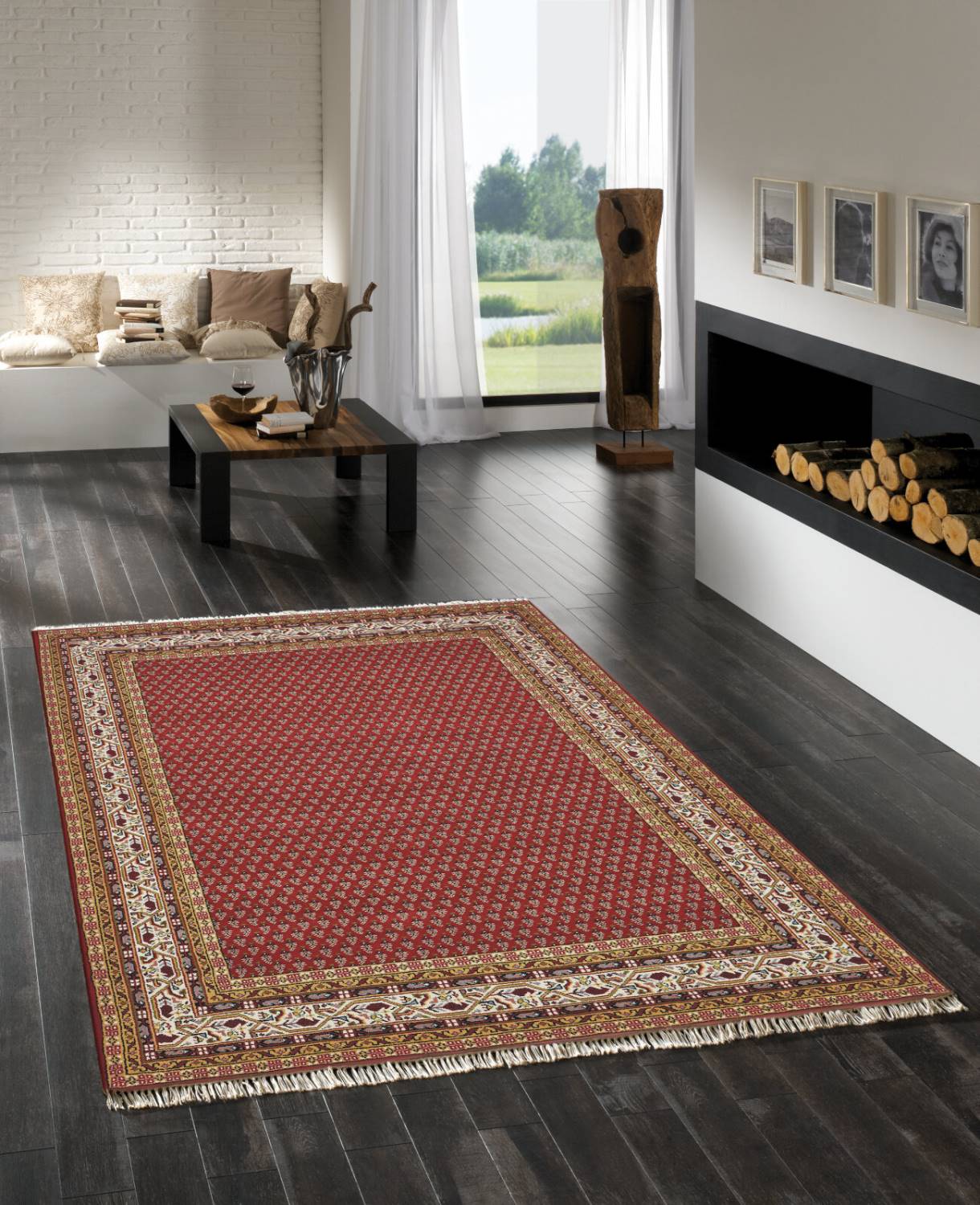BIKANER MIR als zentrales Design-Element eines Wohnraumes.