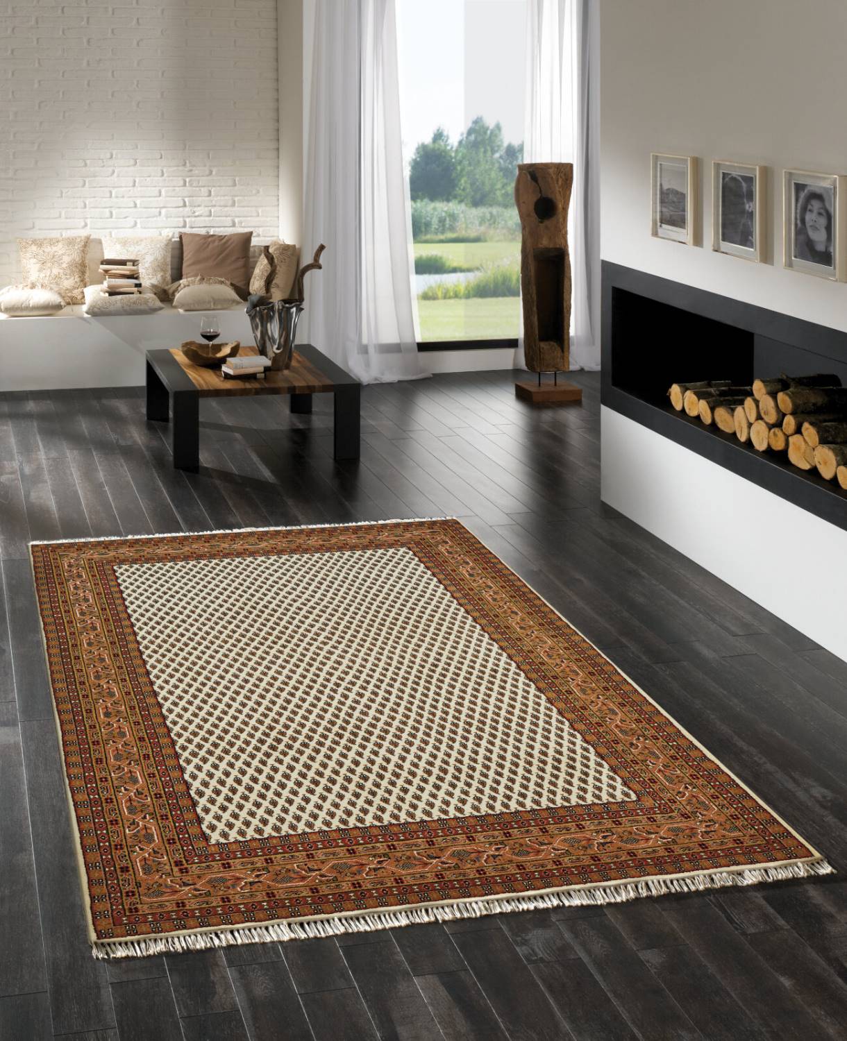 BIKANER MIR als zentrales Design-Element eines Wohnraumes.