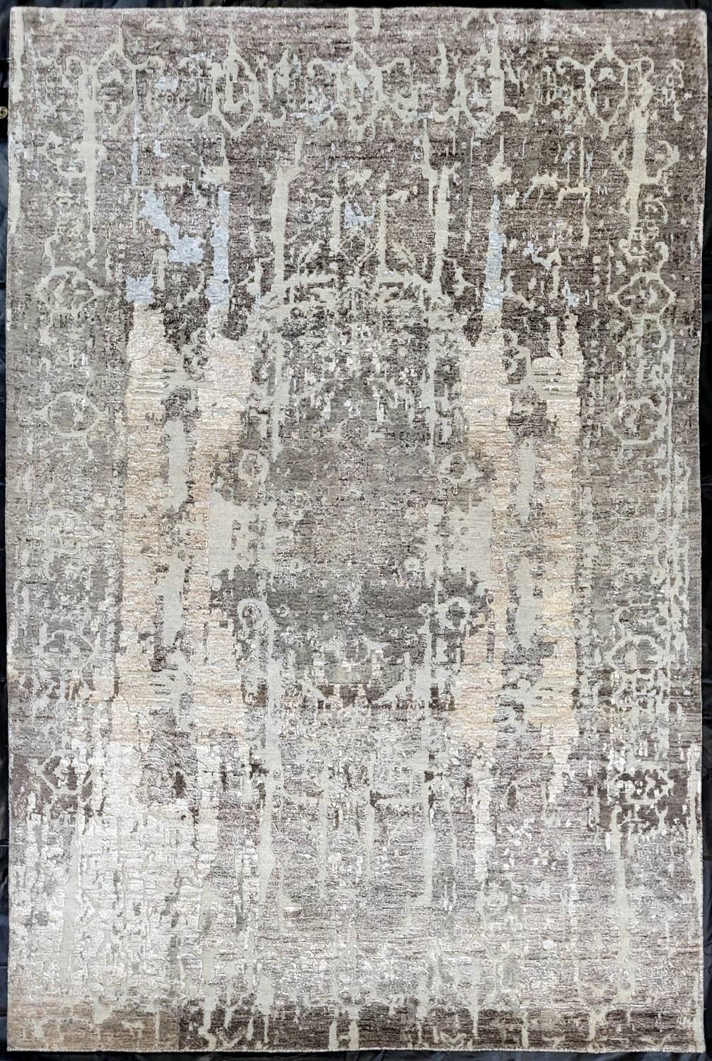 Vintageteppich Tuscany als zentrales Design-Element eines Wohnraumes.