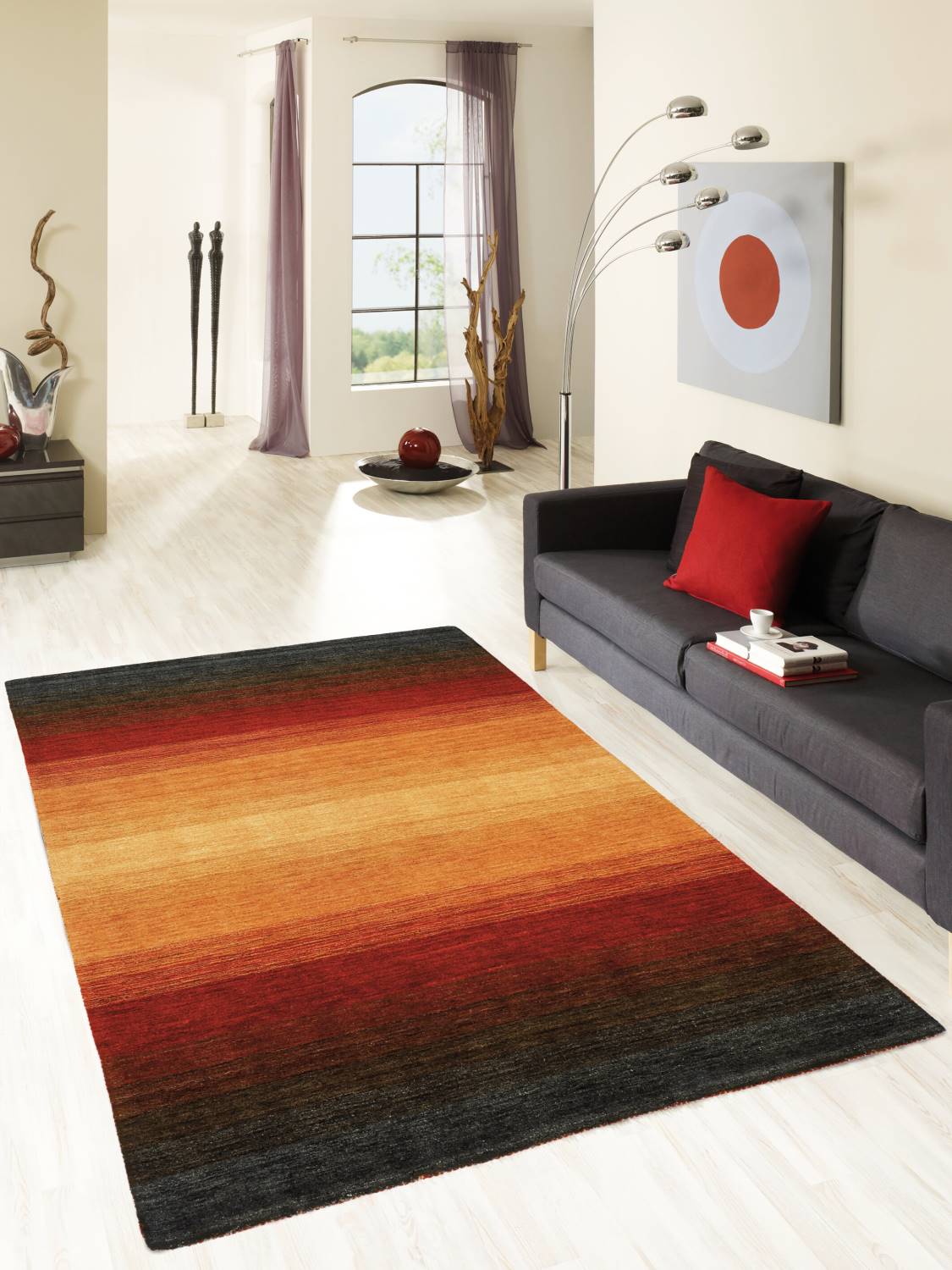 RAINBOW 1201 als zentrales Design-Element eines Wohnraumes.