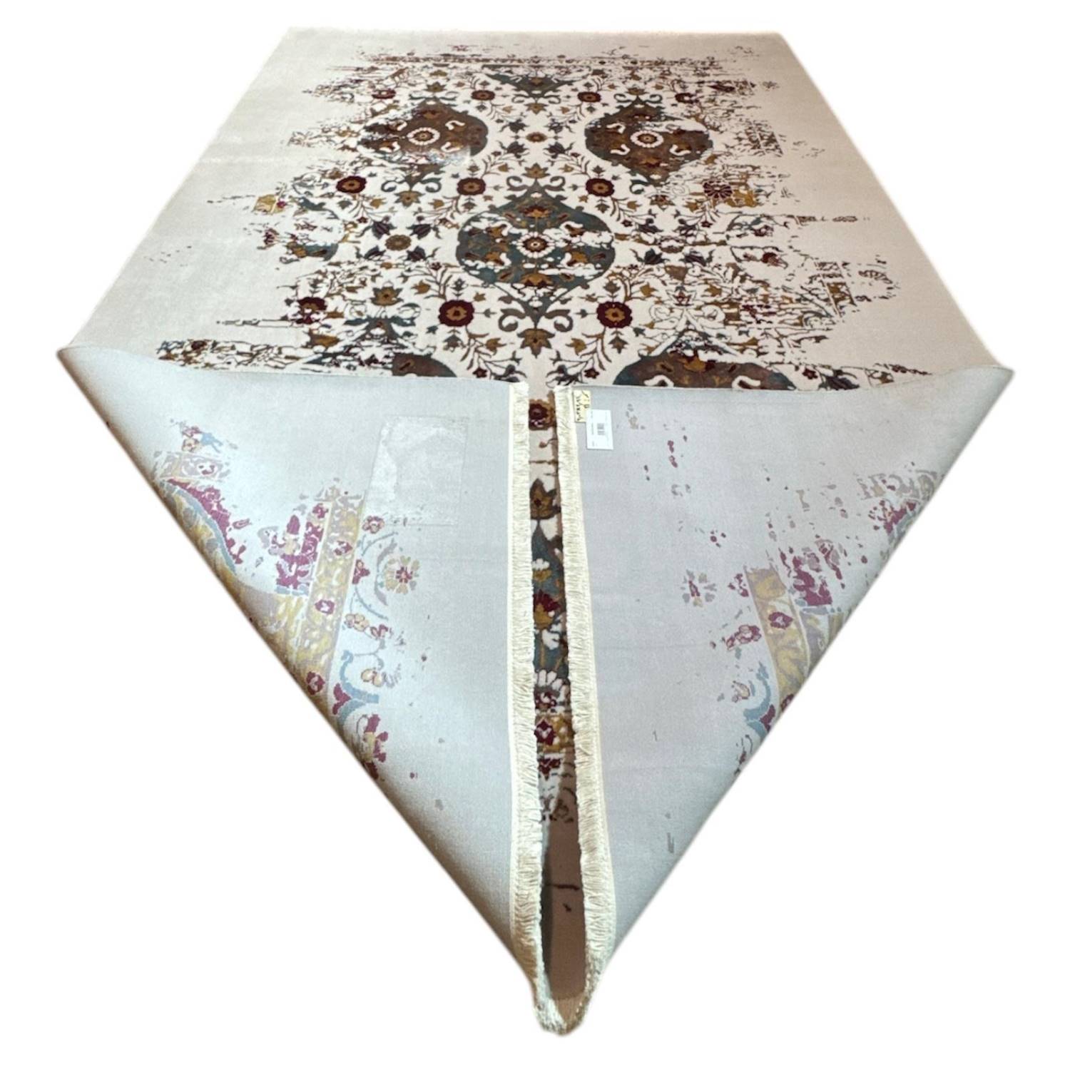 Teppich DESIGNER TEPPICH;| Farbe: Rot-Beige; Größe: 200x300 cm | maschinell gewebt