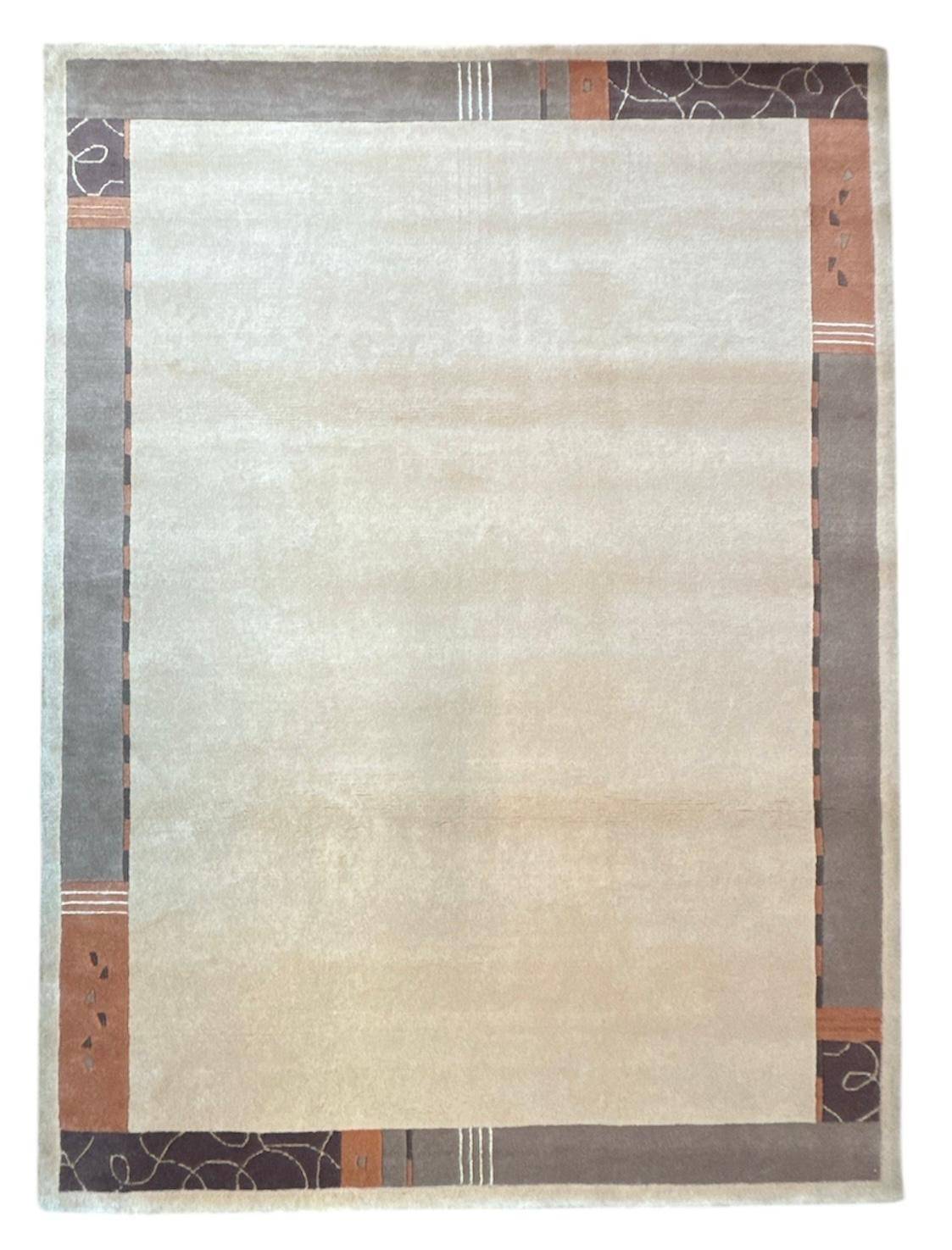 VENUS NEPAL - HANDGEKNÜPFT MODERN als zentrales Design-Element eines Wohnraumes.