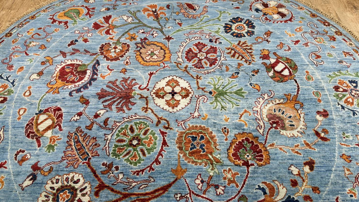 Nahaufnahme des Flors von ZIEGLER MIRAGE-ORIGINAL HANDGEKNÜPFT.